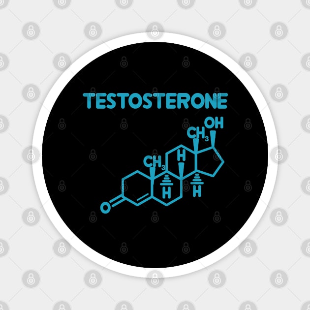 testosterone(chemical composition) Magnet by remerasnerds